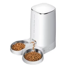 Kép 2/5 - Rojeco 4L Automatic Pet Feeder WiFi Version with Double Bowl