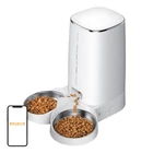 Kép 1/5 - Rojeco 4L Automatic Pet Feeder WiFi Version with Double Bowl