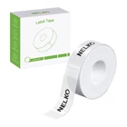 Kép 2/2 - Thermal label for label printer P21 Nelko (transparent, 14*40 mm)