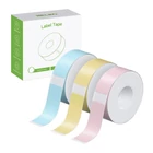 Kép 2/2 - Nelko thermal label for label printer P21 (blue/yellow/pink, 12*40 mm）.