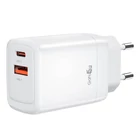 Kép 2/2 - Fali töltő XO CE16, 45W, 1x USB-C, 1x USB-A