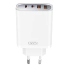 Kép 2/3 - Fali töltő XO CE22, 45W, GaN, 2x USB-C, 2x USB-A