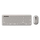 Kép 1/4 - Havit KB254GCM vezeték nélküli 2 az 1-ben gaming szett billentyűzet + egér (szürke)