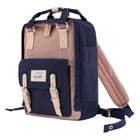 Kép 2/3 - Himawari 188L 14'' laptop hátizsák (tengerészkék és rózsaszín)