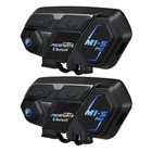 Kép 1/3 - Fodsports M1-S Pro motorkerékpár intercom két darabos csomag (fekete)
