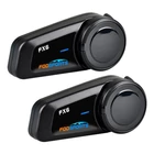 Kép 1/10 - Fodsports FX6 motorkerékpár intercom két darabos csomag (fekete)