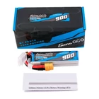 Kép 5/5 - Lipo Gens Ace 900mAh 14.8V 80C 4S1P akkumulátor XT60 csatlakozóval