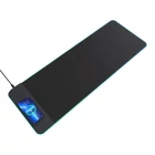Kép 1/2 - Choetech T543-F-ACBK 15W vezeték nélküli töltő egérpad (fekete)