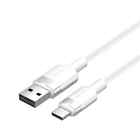 Kép 1/2 - USB 2.0 A - USB-C 3A kábel Vention CTNWF 1M (fehér)