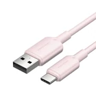 Kép 1/2 - USB 2.0 A és USB-C 3A közötti kábel Vention CTQPF 1M (rózsaszín)