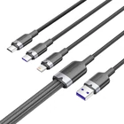 Kép 2/2 - USB 2.0 A-3-in-1 6A kábel Vention CTRBG 1.5M (fekete)
