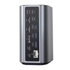 Kép 6/6 - BlitzWolf BW-TH15 17 az 1-ben dokkolóállomás 2xHD+DP+4xC+3xUSB 3.0+USB 3.1+C 3.2+C PD+RJ45+micro SD+SD+3.5mm audio