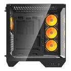 Kép 2/10 - Darkflash DY470 számítógépház (fekete) + 4 ventilátor + GPU konzol