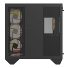 Kép 9/10 - Darkflash DY470 számítógépház (fekete) + 4 ventilátor + GPU konzol