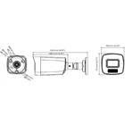 Kép 3/3 - Hikvision DS-2CE17K0T-LFS(2.8mm) 3K Okos Hibrid Fény Audio Fixált Bullet Kamera