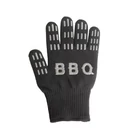 Kép 3/3 - Hőálló grill kesztyű - fekete