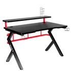 Kép 9/12 - Huzaro Hero 5.0 computer desk Black, Red