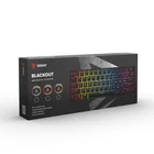 Kép 7/8 - SAVIO Mechanical Keyboard BLACKOUT Blue (Outemu Blue), black