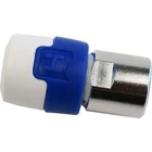 Kép 1/2 - F-Csatlakozó Dugasz-Dugasz Aluminium/Kék
