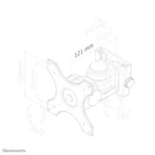 Kép 6/6 - Neomounts by Newstar FPMA-W250 76,2 cm (30") Fekete