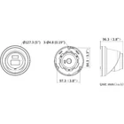 Kép 2/2 - Hikvision DS-2CD2343G2-LI2U(2.8mm)(Fekete) 4 MP Acusense Okos Hibrid Fény Fix Turret Hálózati Kamera
