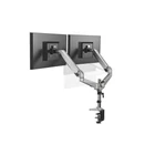 Kép 3/8 - Digitus DA-90353 asztali TV konzol 68,6 cm (27") Rögzítőelemes Fekete, Ezüst