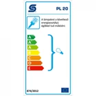 Kép 2/2 - Home PL 20 szerelőlámpa, 60 W, E27, IP54, fém rács, gumi markolat, kettős szigetelés