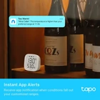 Kép 7/10 - TP-Link Tapo T315 Beltéri Hőmérséklet és páratartalom érzékelő Szabadon álló Vezeték nélküli