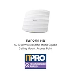 Kép 8/8 - TP-Link Omada EAP265 HD WLAN csatlakozási pont 1300 Mbit/s Fehér Ethernet-áramellátás (PoE) támogatása