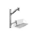 Kép 4/5 - Digitus DA-90354 asztali TV konzol 68,6 cm (27") Ezüst Fali