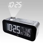 Kép 2/2 - Rádió-Távirányítású Ébresztőóra LCD Bronz/Fekete