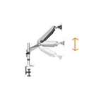 Kép 6/9 - Digitus DA-90351 asztali TV konzol 68,6 cm (27") Fekete, Ezüst