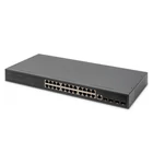 Kép 1/3 - Digitus DN-80223 hálózati kapcsoló Vezérelt L3 Gigabit Ethernet (10/100/1000) 1U Fekete