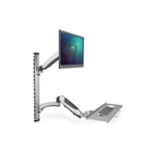 Kép 2/5 - Digitus DA-90354 asztali TV konzol 68,6 cm (27") Ezüst Fali