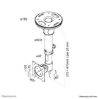 Kép 6/6 - Neomounts by Newstar FPMA-C025 76,2 cm (30") Ezüst
