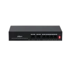 Kép 1/3 - Dahua PFS3006-4ET-36 6-portos Fast Ethernet switch 4 PoE porttal
