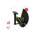 Kép 6/16 - Huzaro Force 6.3 PC gaming chair Bucket (cradle) seat Black, Multicolour