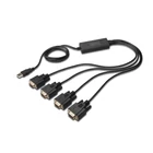 Kép 1/3 - Digitus DA-70159 soros kábel Fekete 1,5 M USB A típus DB-9