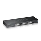 Kép 1/4 - Zyxel GS2220-28-EU0101F hálózati kapcsoló Vezérelt L2 Gigabit Ethernet (10/100/1000) Fekete
