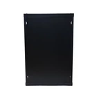 Kép 5/5 - Extralink szafa wisz 19\" 15U 450mm d szklane czarna Falra szerelhető állvány Fekete