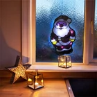 Kép 2/3 - Family Christmas 56530E ABLAKDEKORÁCIÓ MIKULÁS, LED-ES PVC