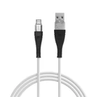 Kép 1/6 - Delight 55439A ADATKÁBEL - MICROUSB - SZILIKON BEVONAT - 4 SZÍN 2M