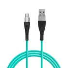 Kép 4/6 - Delight 55439A ADATKÁBEL - MICROUSB - SZILIKON BEVONAT - 4 SZÍN 2M