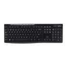 Kép 1/5 - Logitech Wireless Keyboard K270 billentyűzet Vezeték nélküli RF QWERTY Angol Fekete