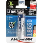 Kép 1/5 - ANSMANN 18650 Li-ion 2600mAh védett akkumulátor