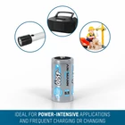 Kép 4/6 - ANSMANN maxE Ni-MH C/baby 4500 mAh alacsony önkisülésű akkumulátor 2db/csomag