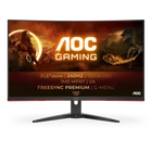 Kép 1/10 - AOC Ívelt Gaming 240Hz VA monitor 31.5" C32G2ZE/BK, 1920x1080, 16:9, 300cd/m2, 1ms, 2xHDMI/DisplayPort