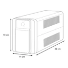 Kép 3/3 - APC Back-UPS BX1600MI-GR szünetmentes tápegység (4x Schuko), 1600VA, 900W 230V, AVR, Line-Interaktív UPS