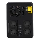 Kép 2/3 - APC Back-UPS BX1600MI-GR szünetmentes tápegység (4x Schuko), 1600VA, 900W 230V, AVR, Line-Interaktív UPS