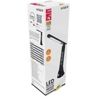 Kép 1/2 - Avide ABLDLC6WBHG ASZTALI LÁMPA LED BŐRHATÁSÚ FEKETE 5W NAPTÁR